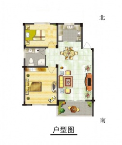 杭州九堡明珠公寓二室一厅低价出租