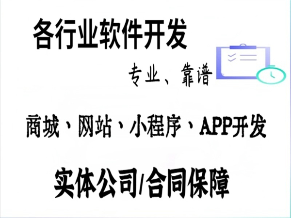 专业软件开发,南昌做网站商城小程序APP开发